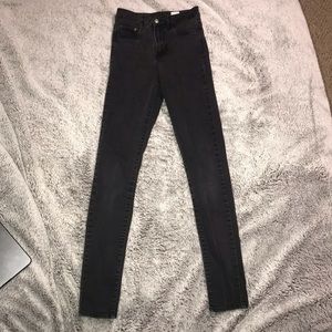 High waisted jeggings.